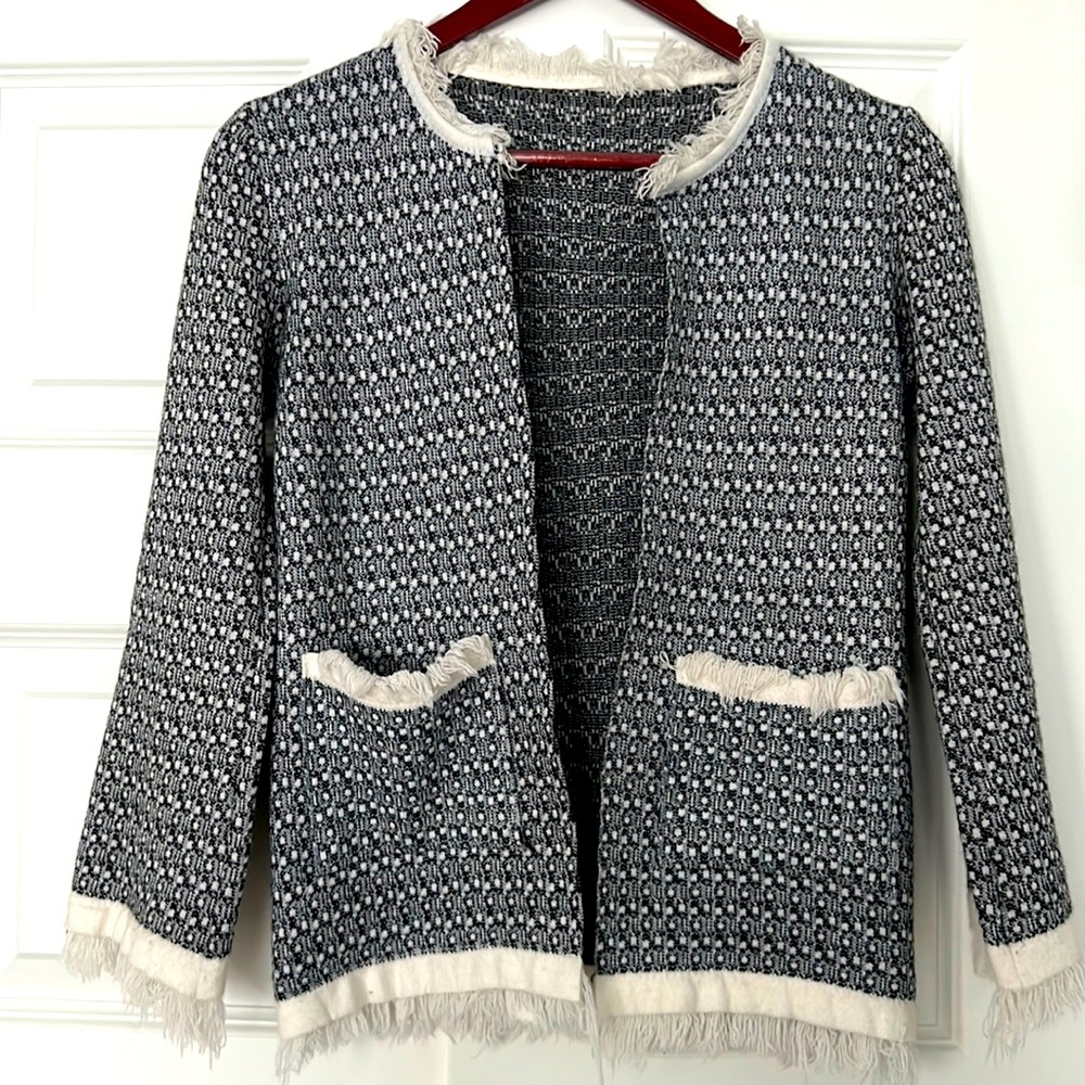 Knit blazer